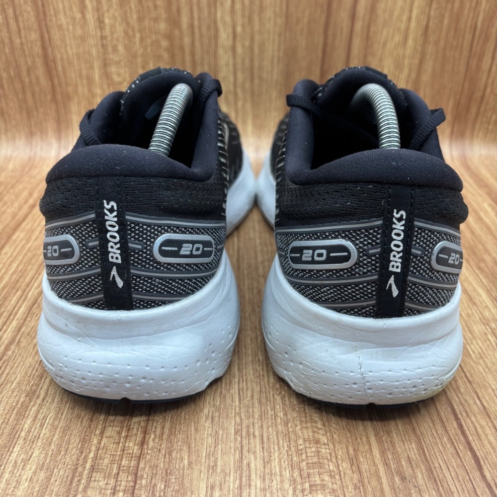 Brooks Glycerin 20 Running Shoes Mens 11.5 Black White 1103821D059 sneakers - Picture 4 of 8